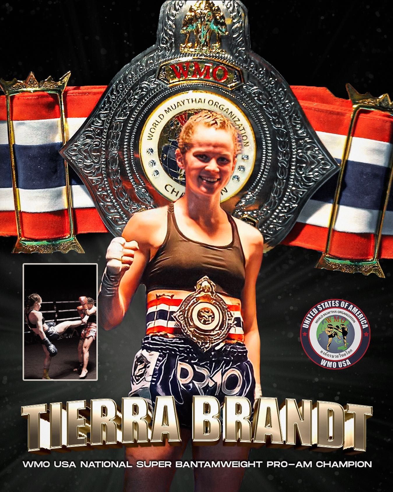 Tierra Brandt — Super Bantamweight Pro-Am National Champion